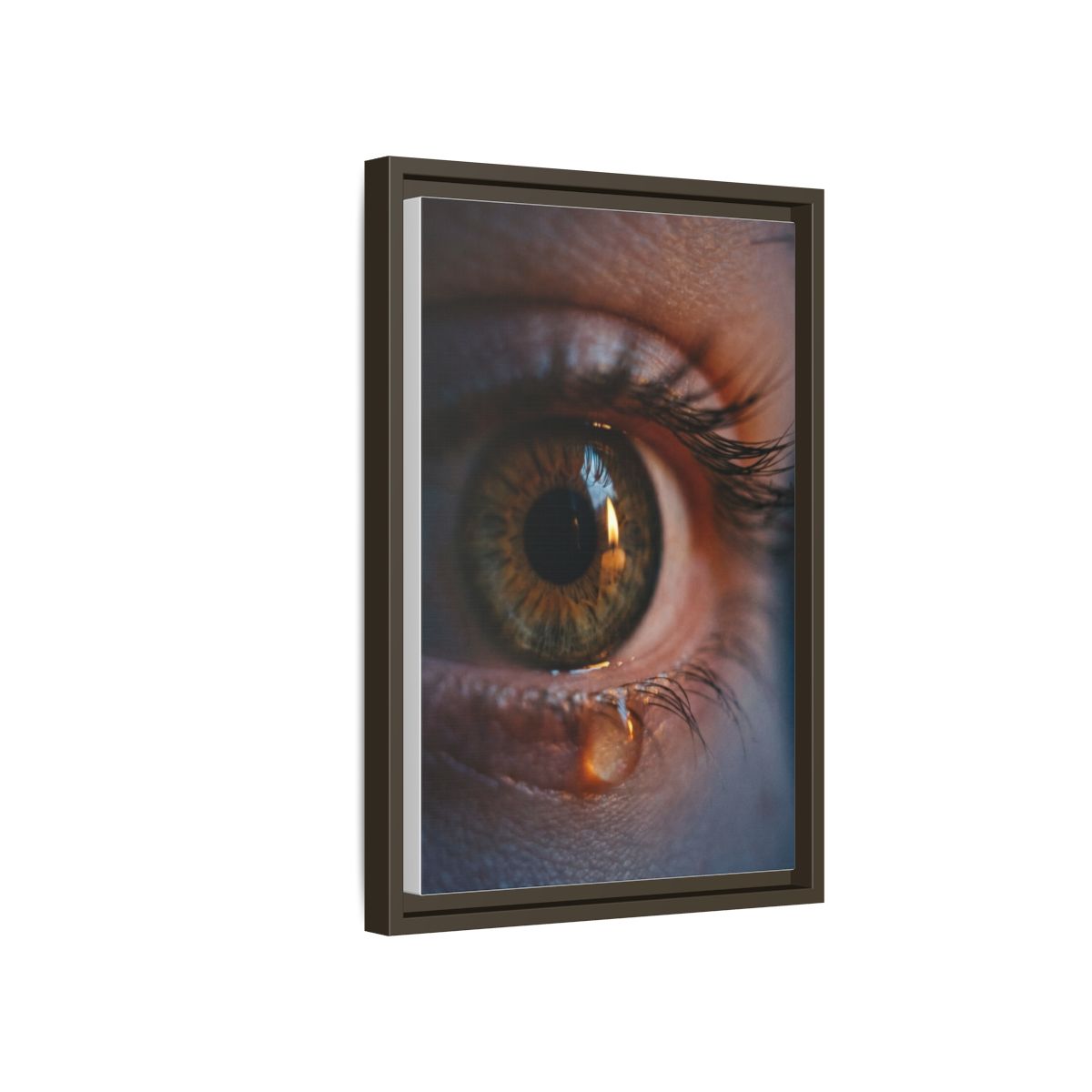 Matte Canvas, Framed - Luminous Tear