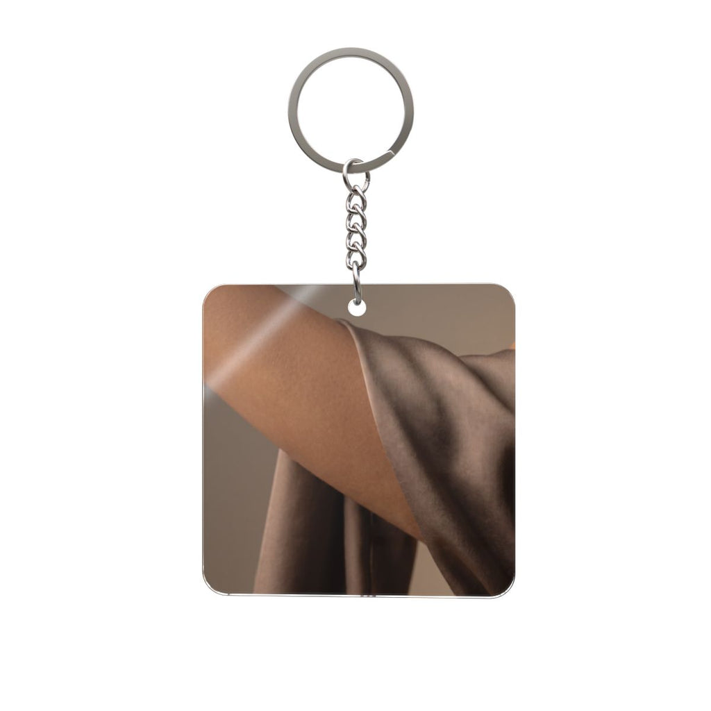 Square Keychain - Silk Touch Everyday Charm | Echovira...