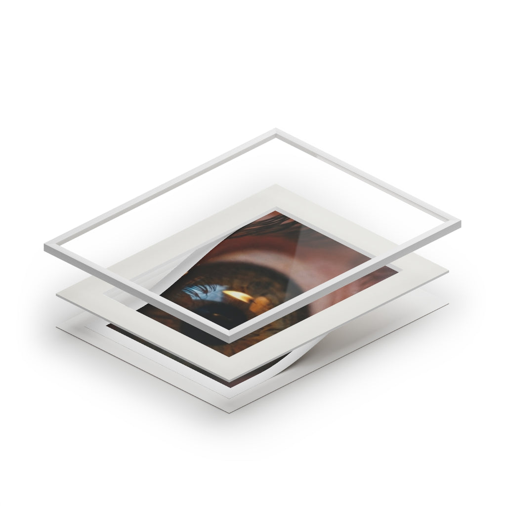 Fine Art Prints - Amber Iris Reflection Fine Art Print —......