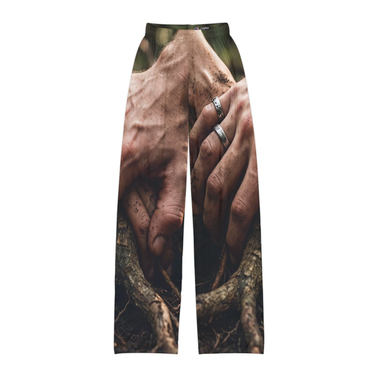 Kids Lounge Pants with Forest Root Art
