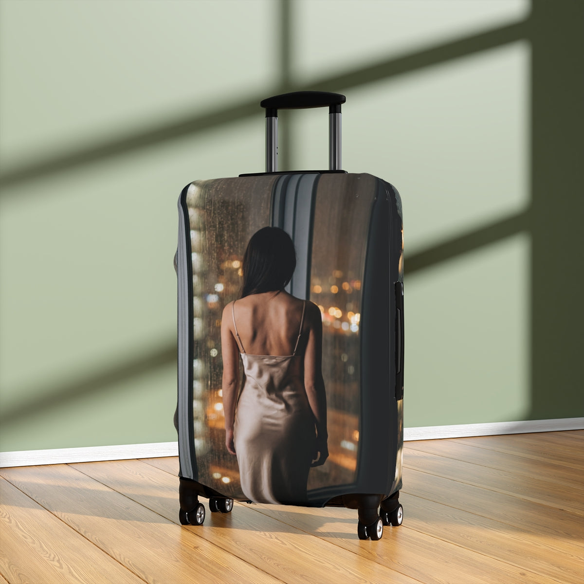 Luggage Cover - City Lights Glow