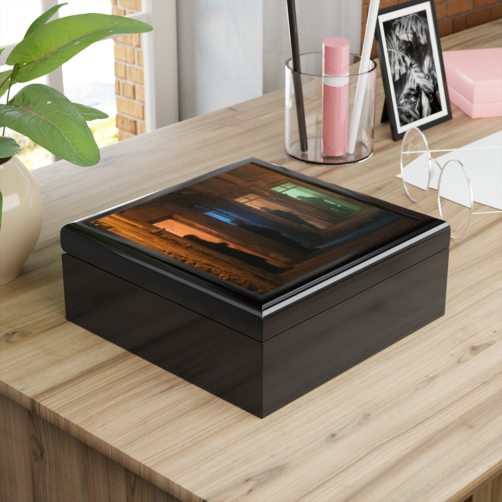 Jewelry Box - Shadowed Alleyway Mystery Art Print | Echovira...