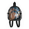 Clear Stadium Backpack with Rainy City Art