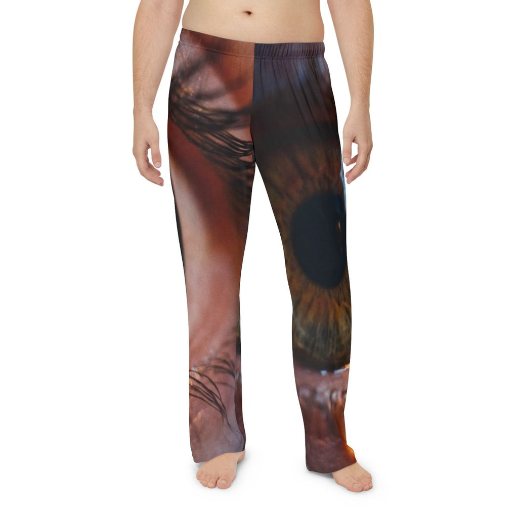 Men's Pajama Pants - Amber Iris Reflection Fine Art Print |...