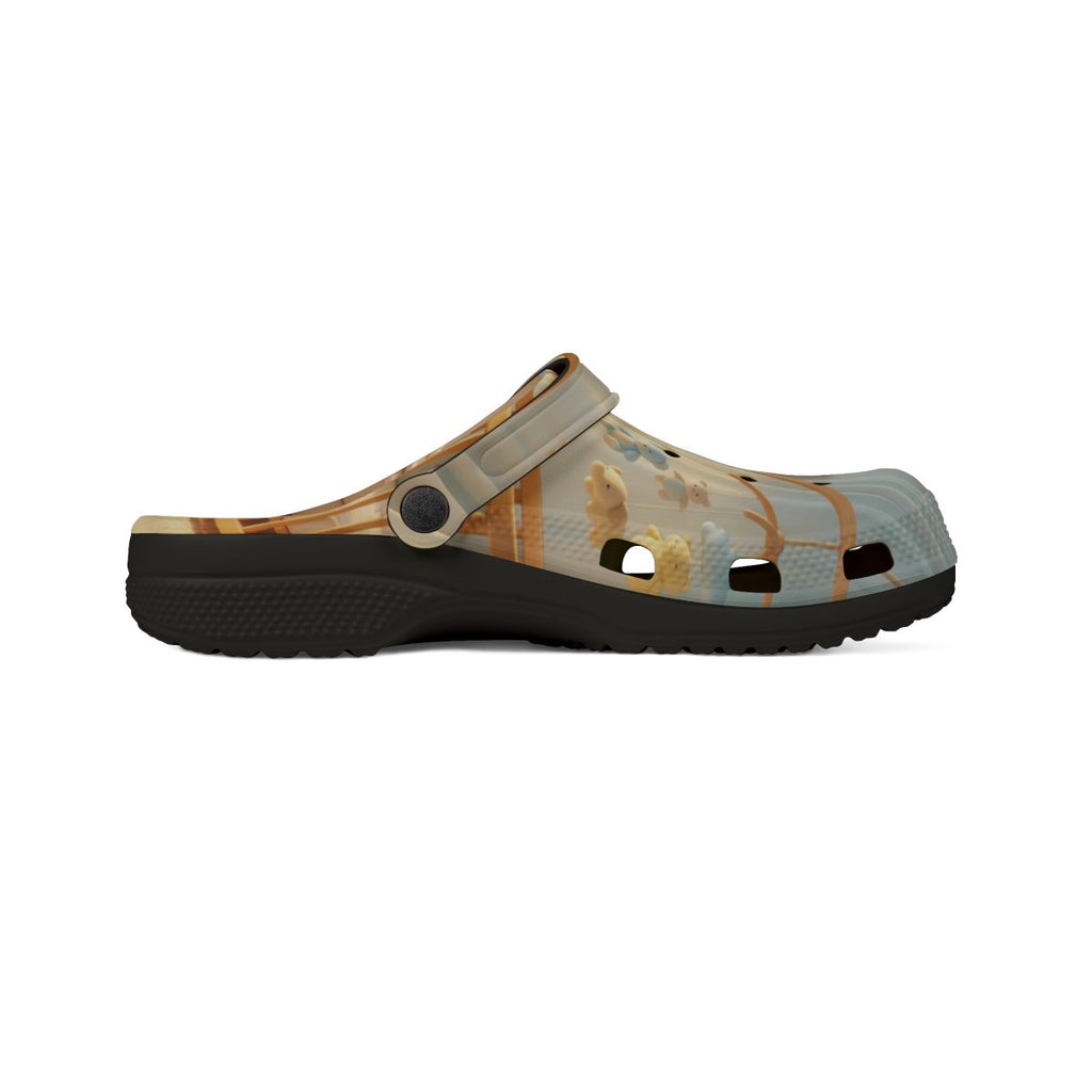 Soft Blue EVA Foam Shoes - Casual Comfort