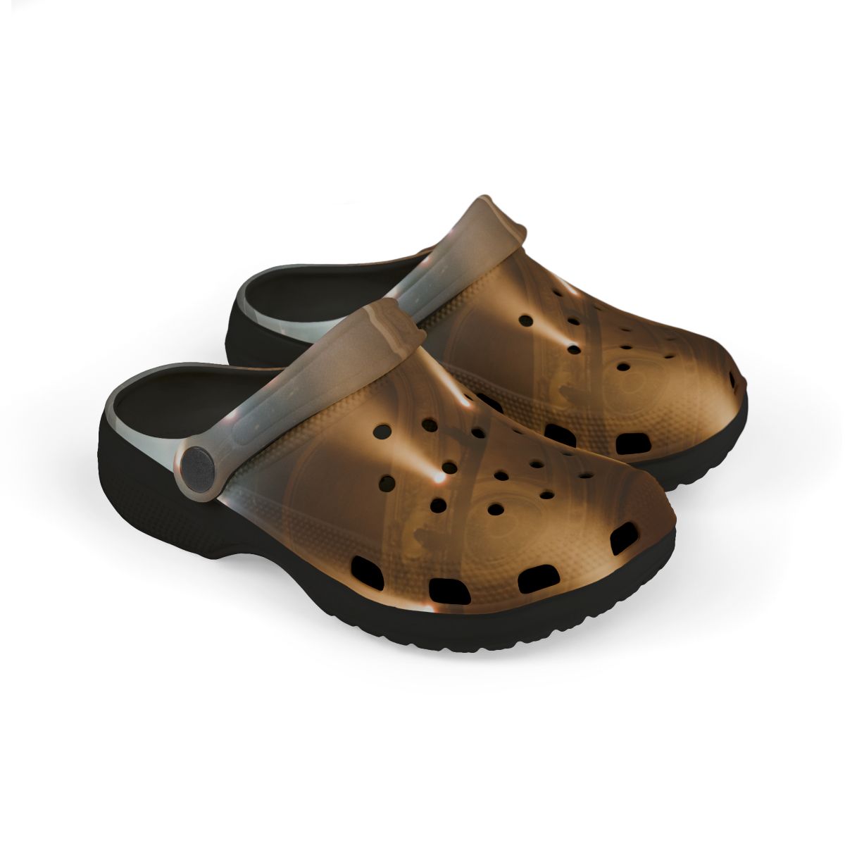 Clogs infantis em espuma EVA com arte de palco