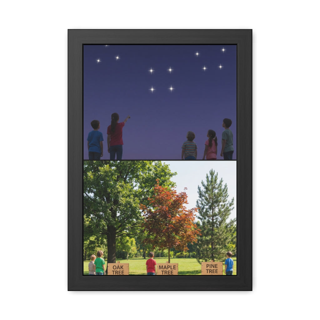 Framed Poster - Little Explorer — Portrait