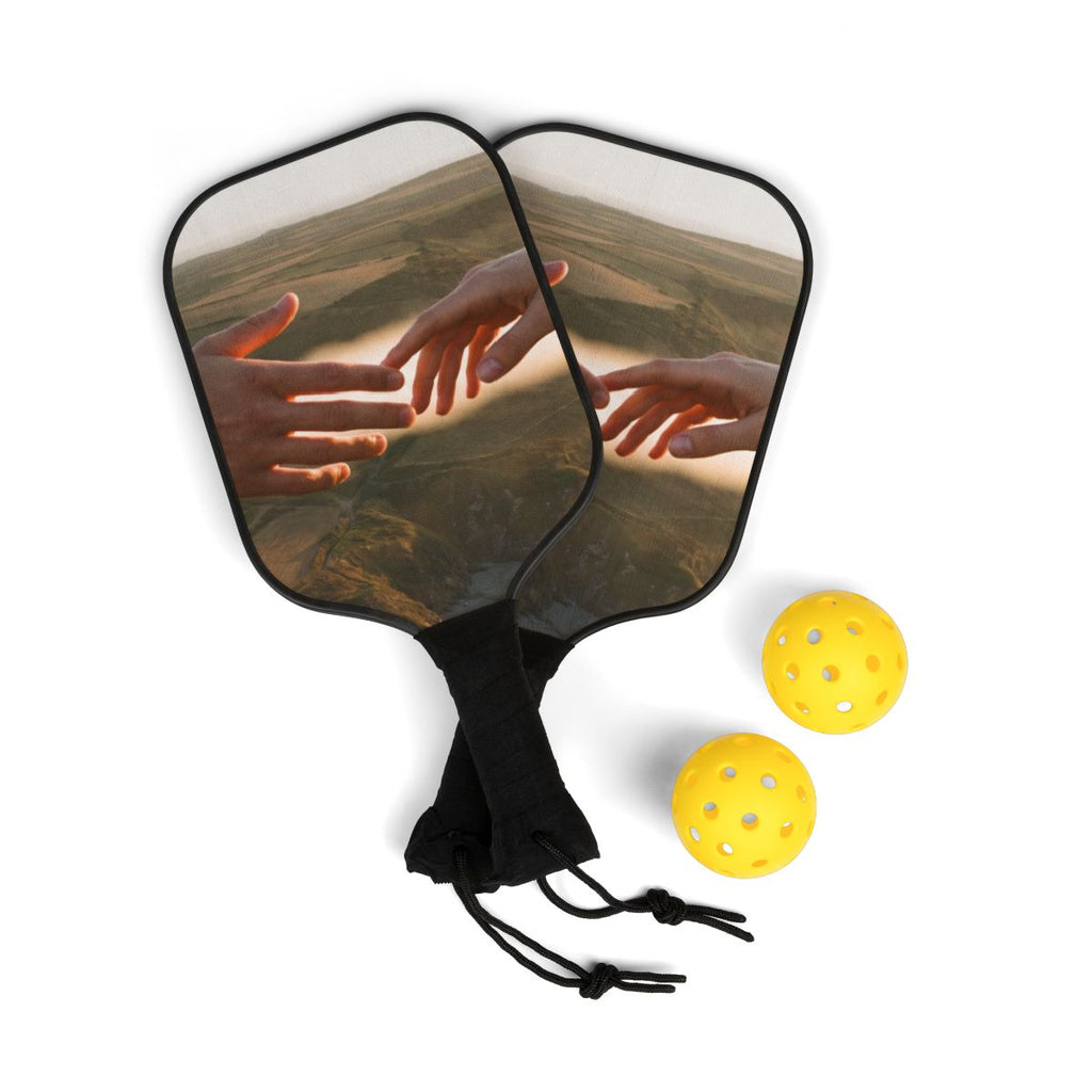 Pickleball Kit - The Infinite Touch | Ethereal Coastal Art |...