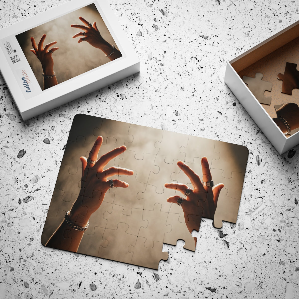 Gizemli Eller ve Yüzükler 30 Parça Çocuk Puzzle