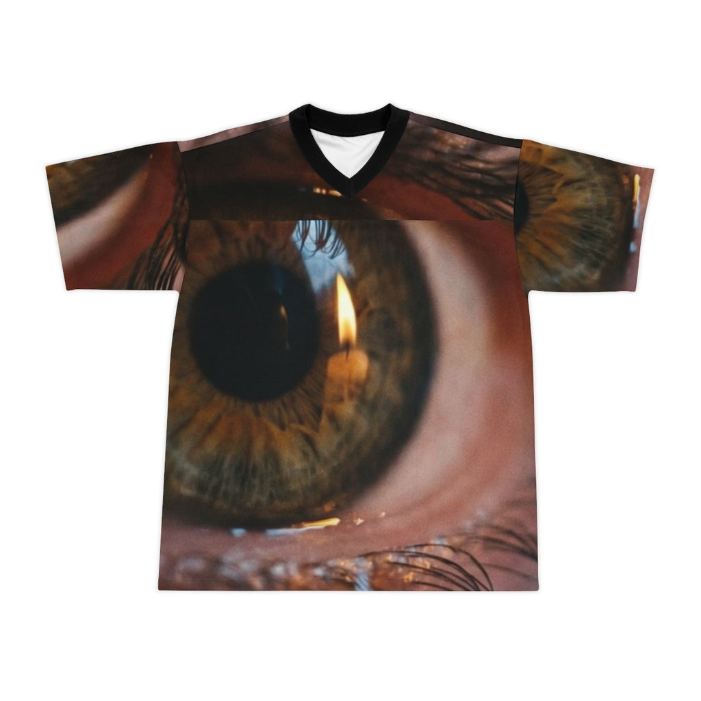Unisex Football Jersey - Amber Iris Reflection Fine Art... |...