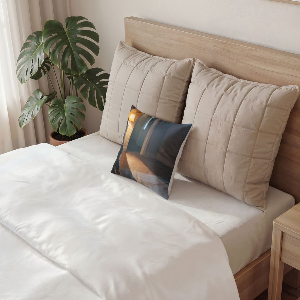Poly Velvet Pillow - Midnight Glow | Echovira Gallery