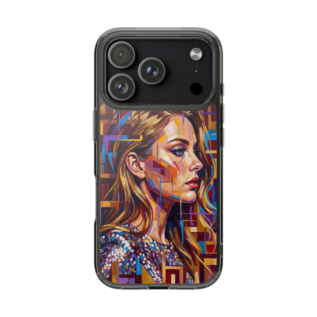 Clear Impact-Resistant Case - Shattered Elegance | Echovira...