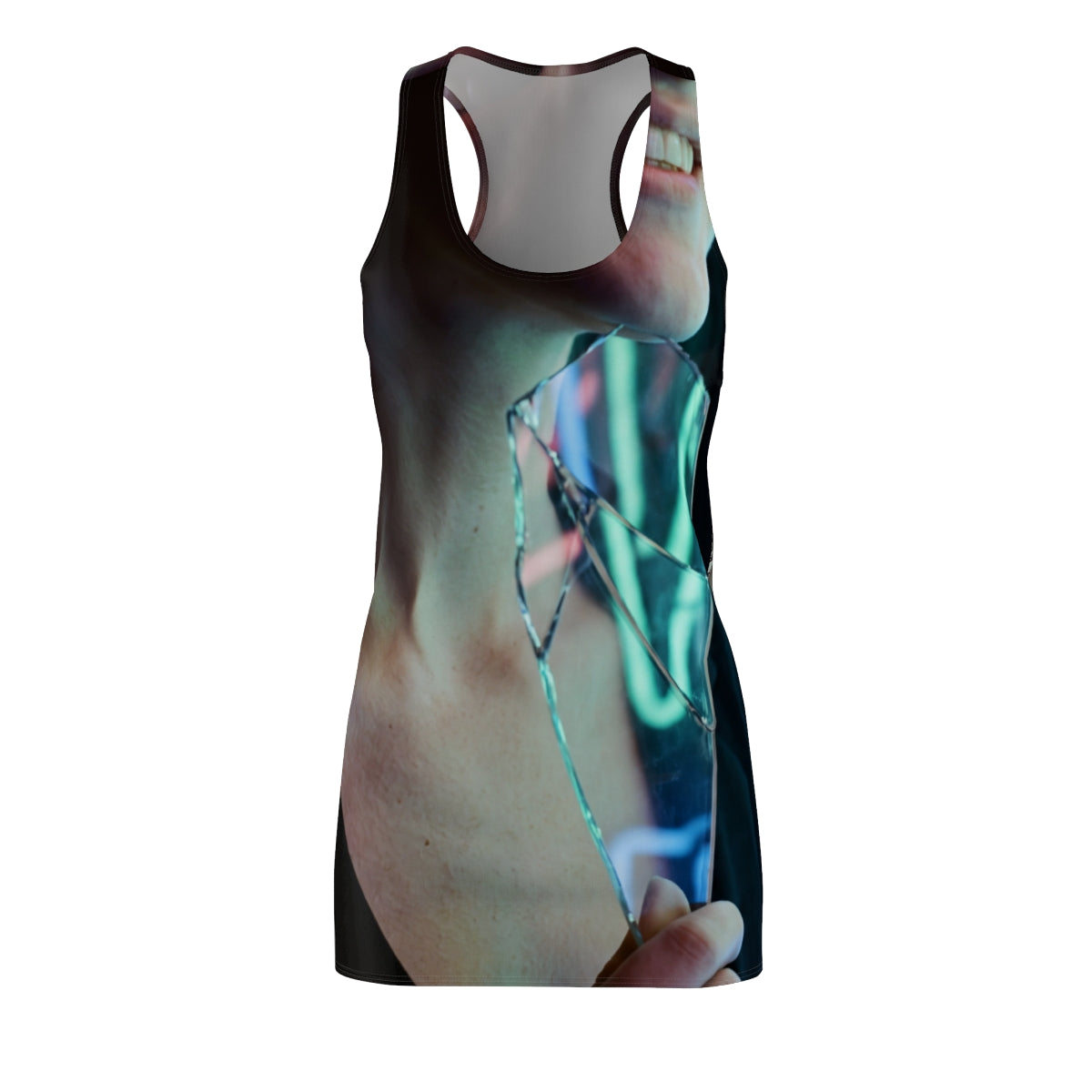 Neon Portrait Women's Racerback Dress