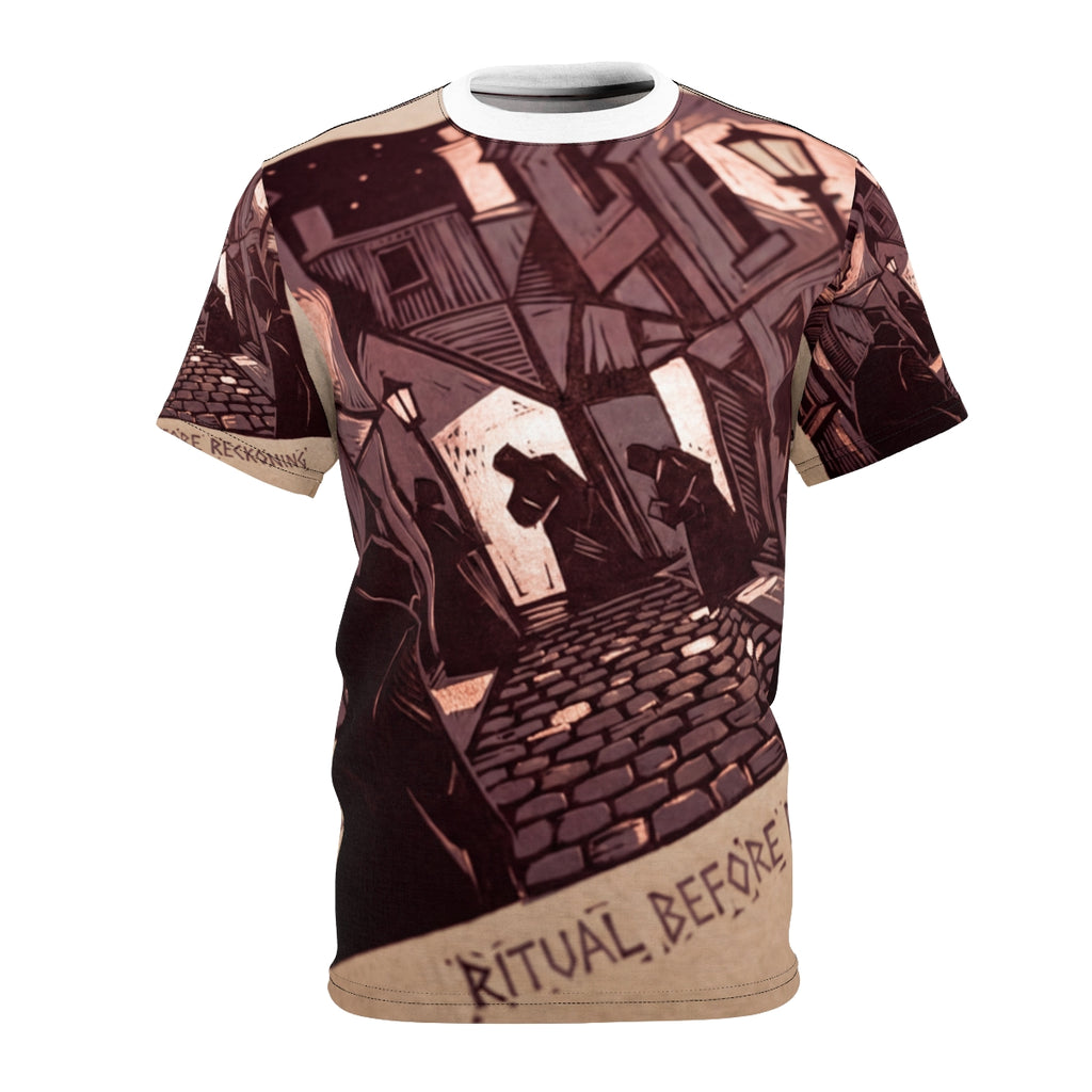 Men's Dark Academia Woodcut Art Tee