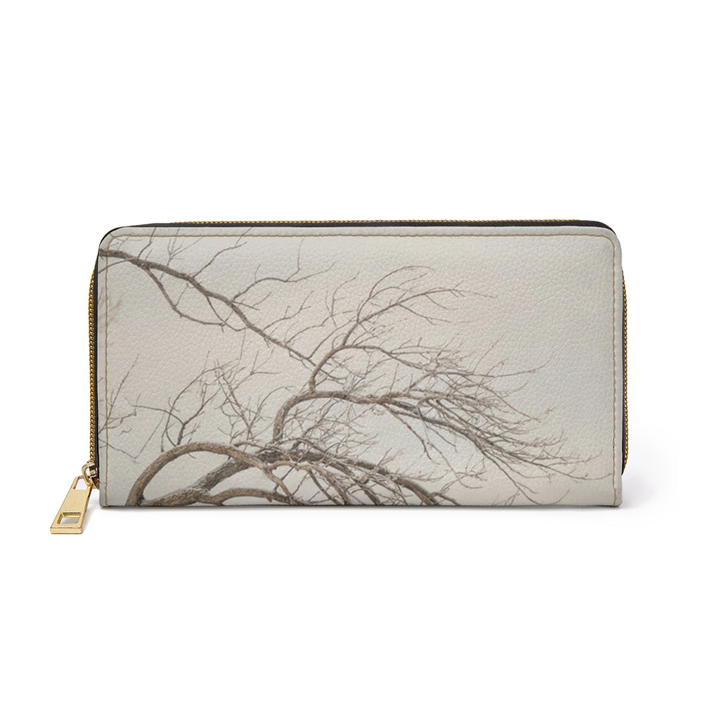 Zipper Wallet - Winter Branch Solitude Landscape | Echovira...