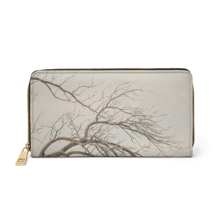 Zipper Wallet - Winter Branch Solitude Landscape