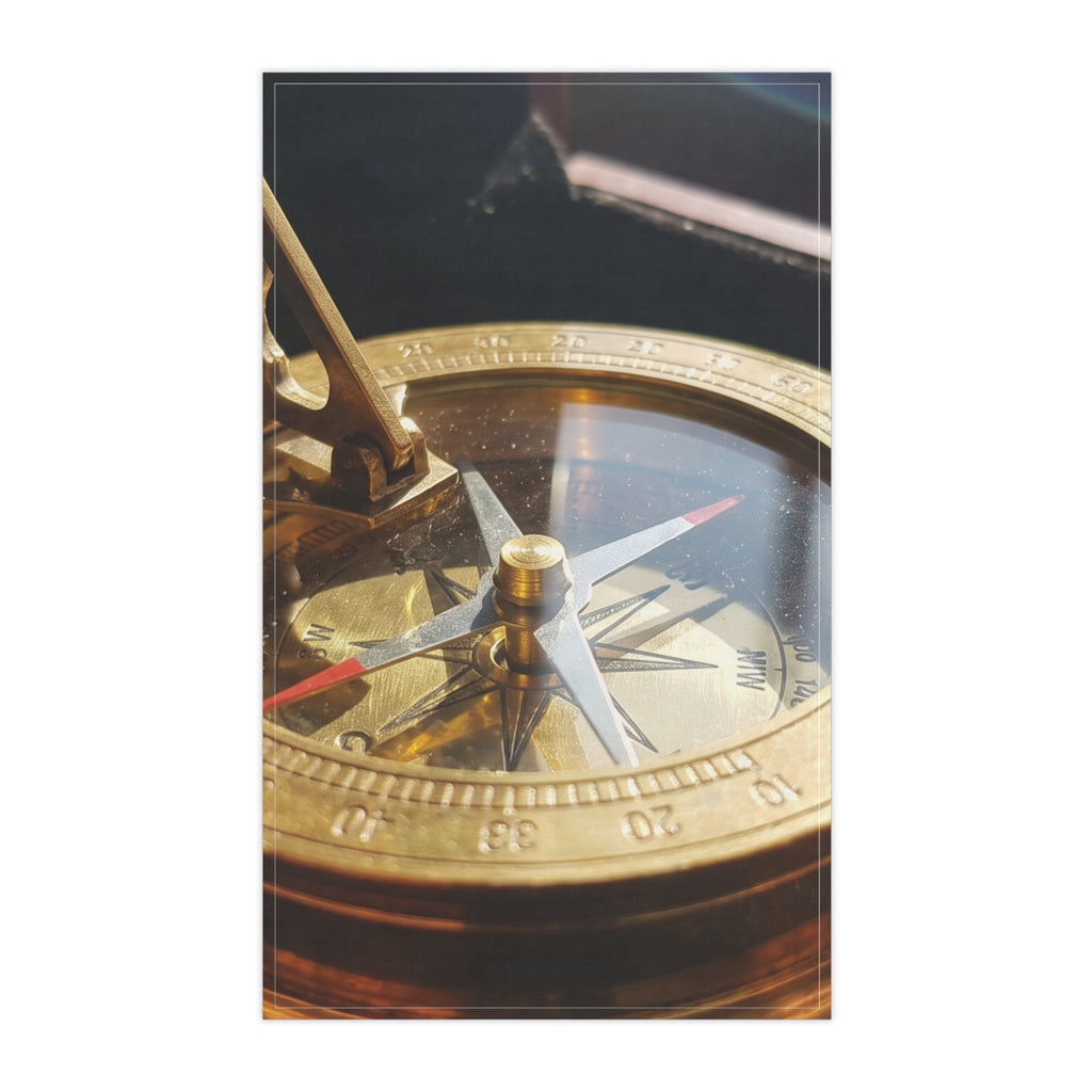 Tea Towels - Vintage Brass Compass Kitchen | Echovira...