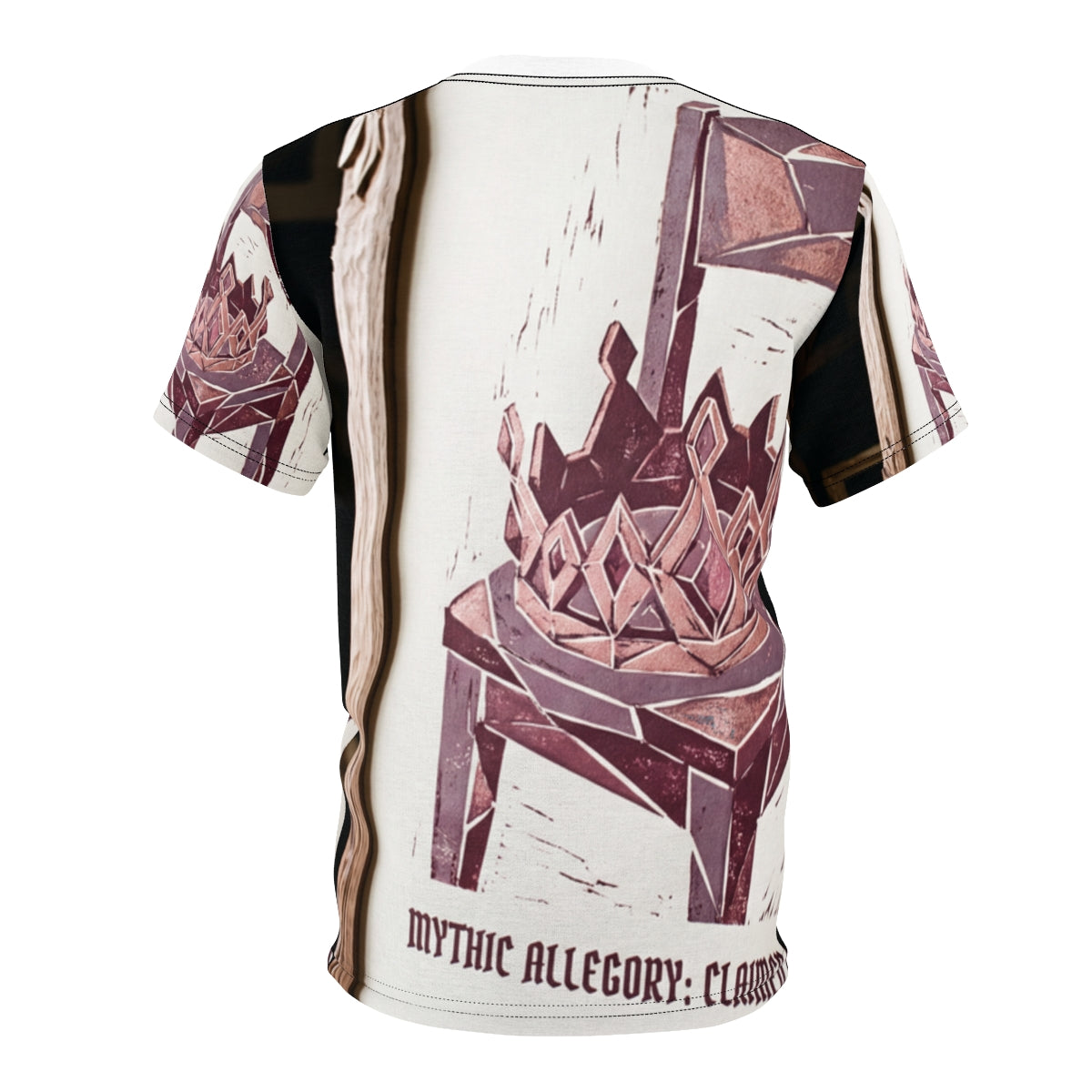 Women's Linocut Crown Cut and Sew Tee