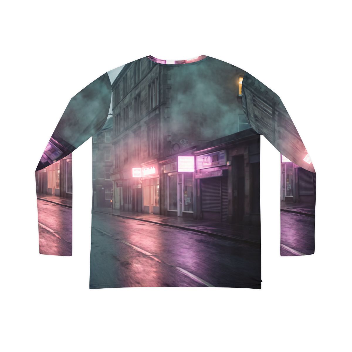 Women's V-Neck Long Sleeve Neon Street Shirt