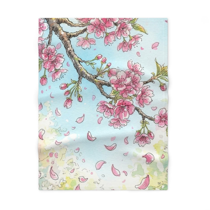 Soft Fleece Baby Blanket - Sakura Snuggle