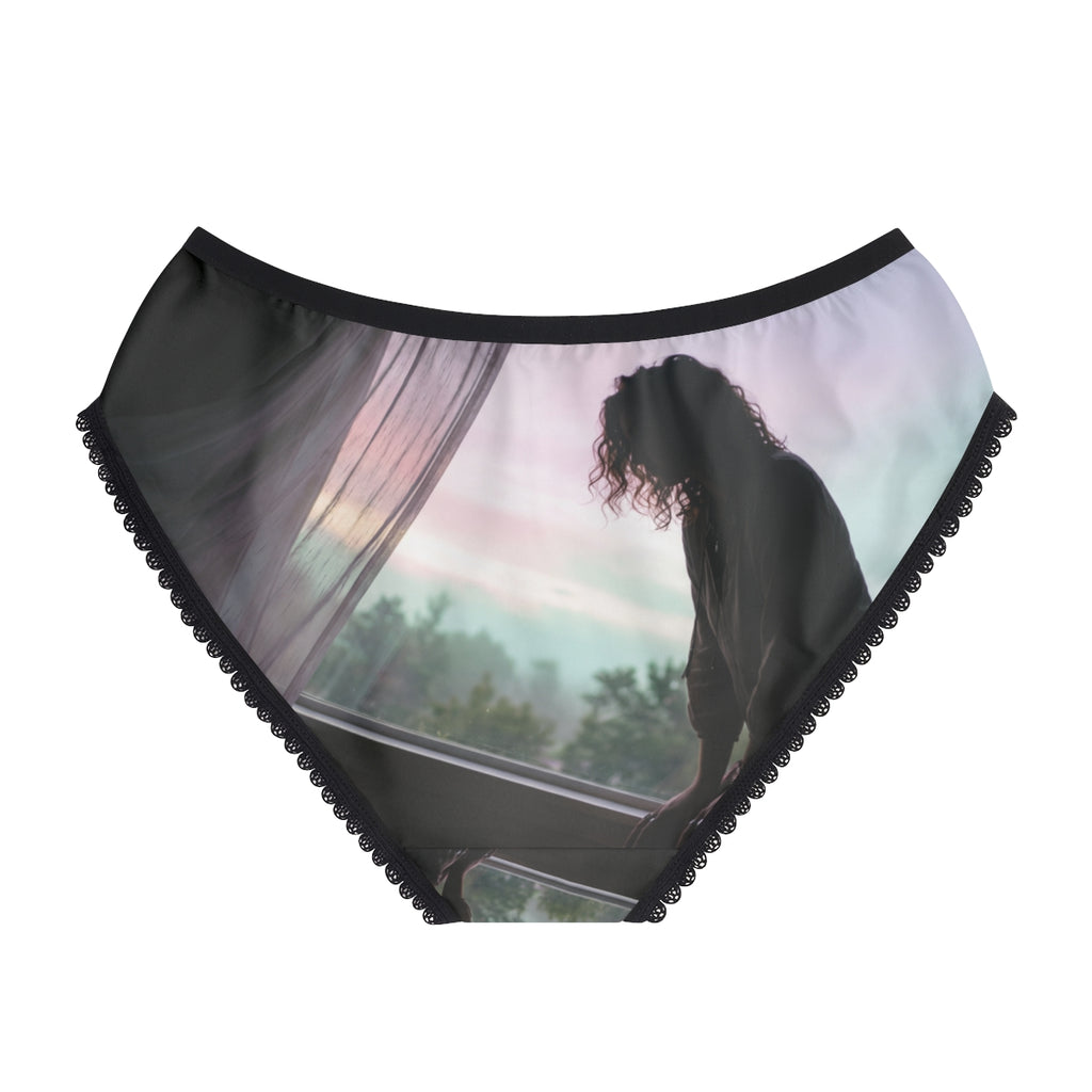 Women's Briefs - Twilight Window Reverie Silhouette Art |...