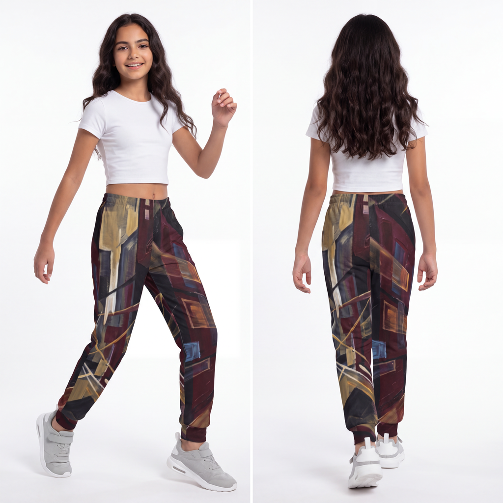 Youth Joggers - Urban Perspective | Echovira Gallery