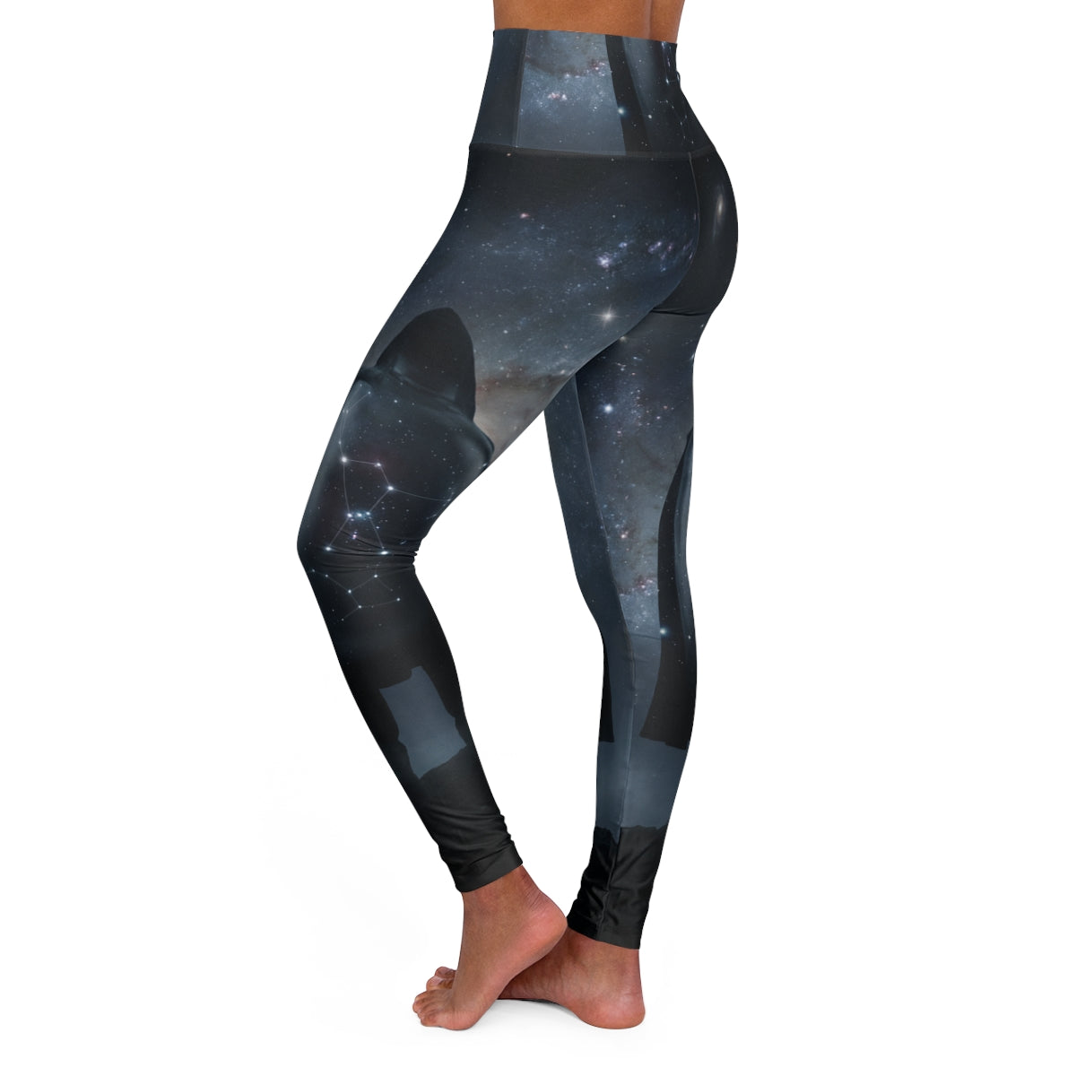High Waisted Yoga Leggings - Cosmic Sentinel Orion... |...