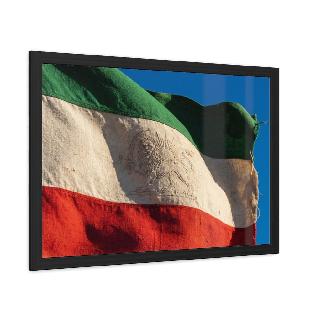 Framed Wall Art - Heritage Flag — Landscape