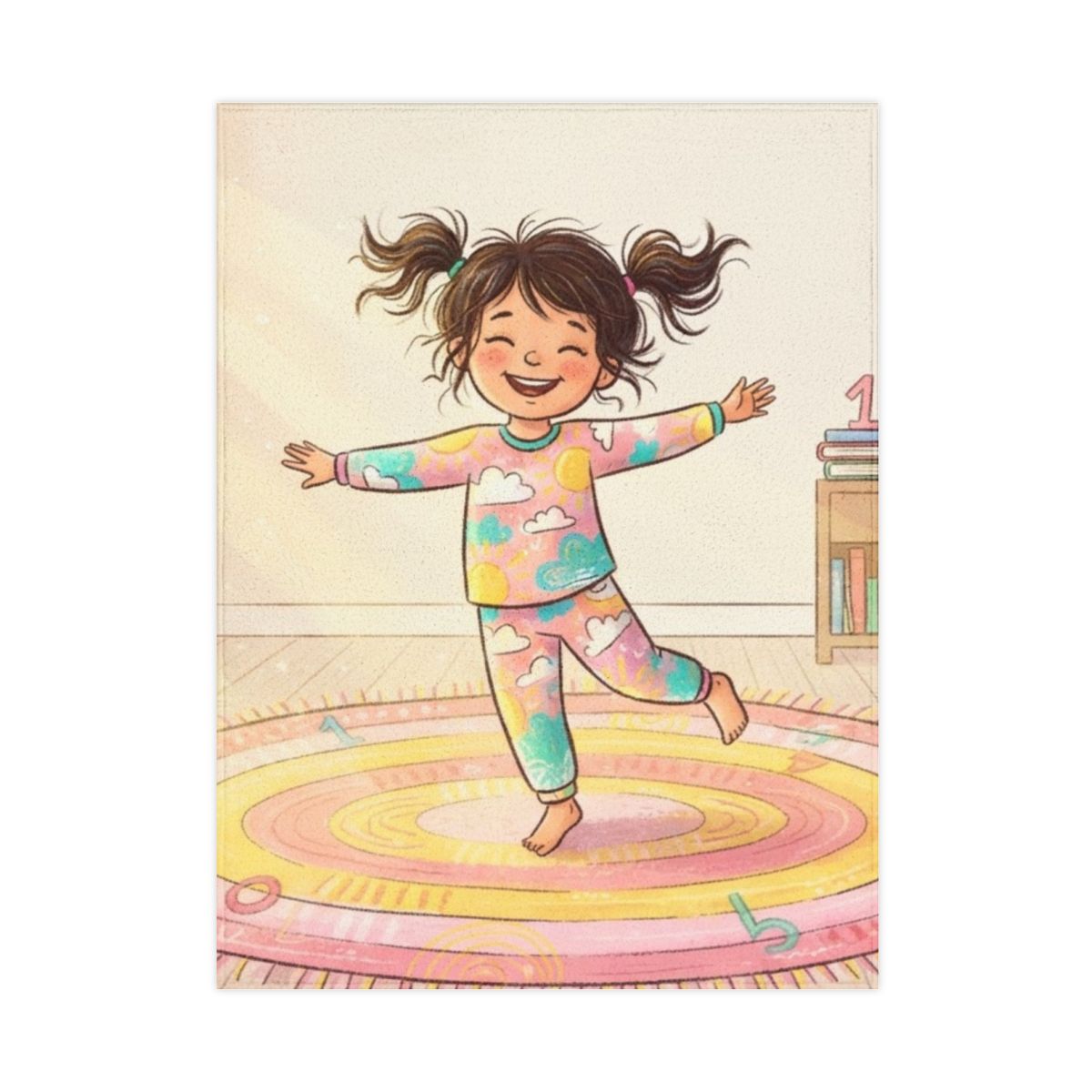 Toddler Blanket - Sunny Morning Snuggles | Echovira Gallery
