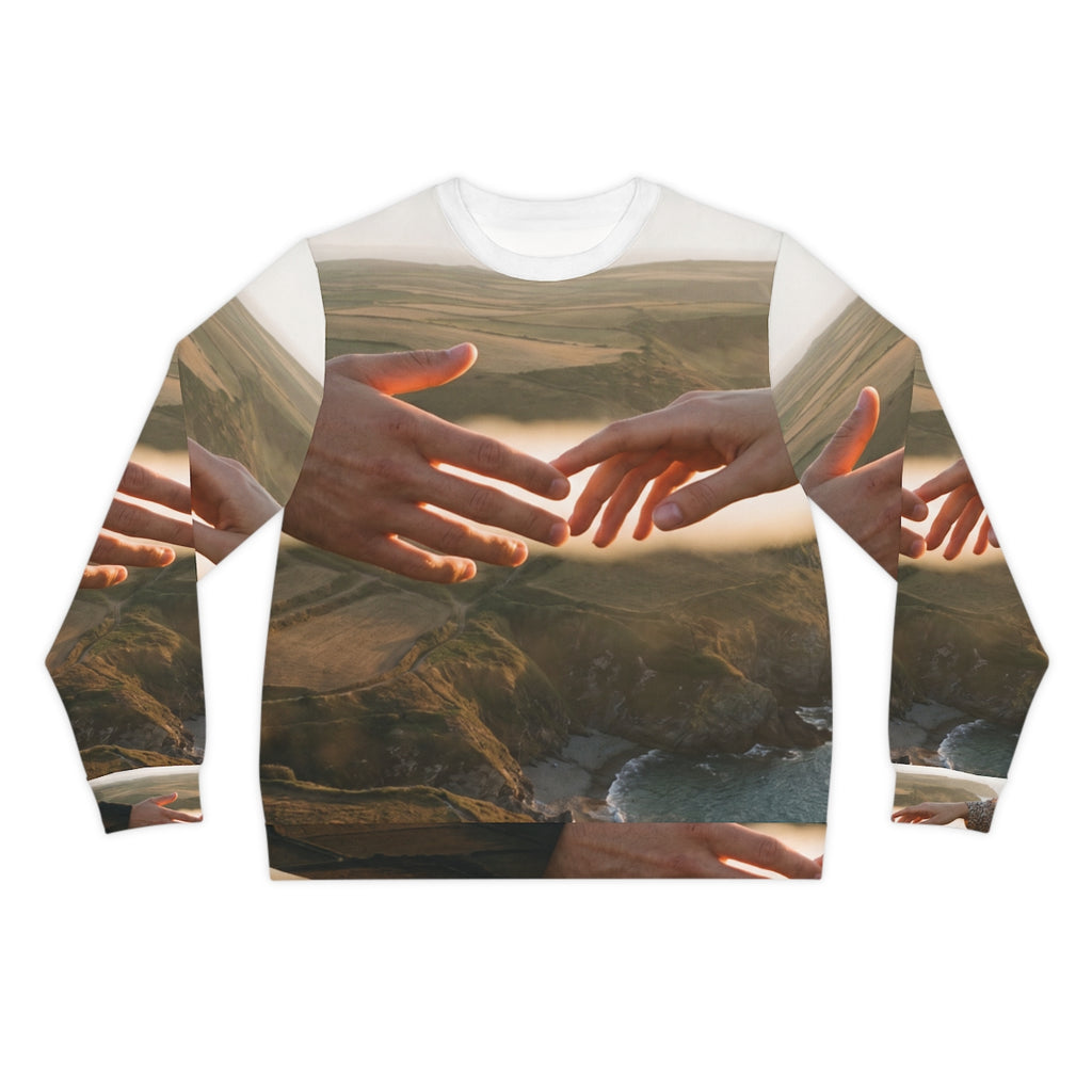Men's Lightweight Sweatshirt - The Infinite Touch | Ethereal...