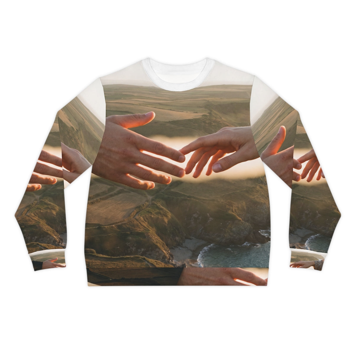 Men's Lightweight Sweatshirt - The Infinite Touch | Ethereal...