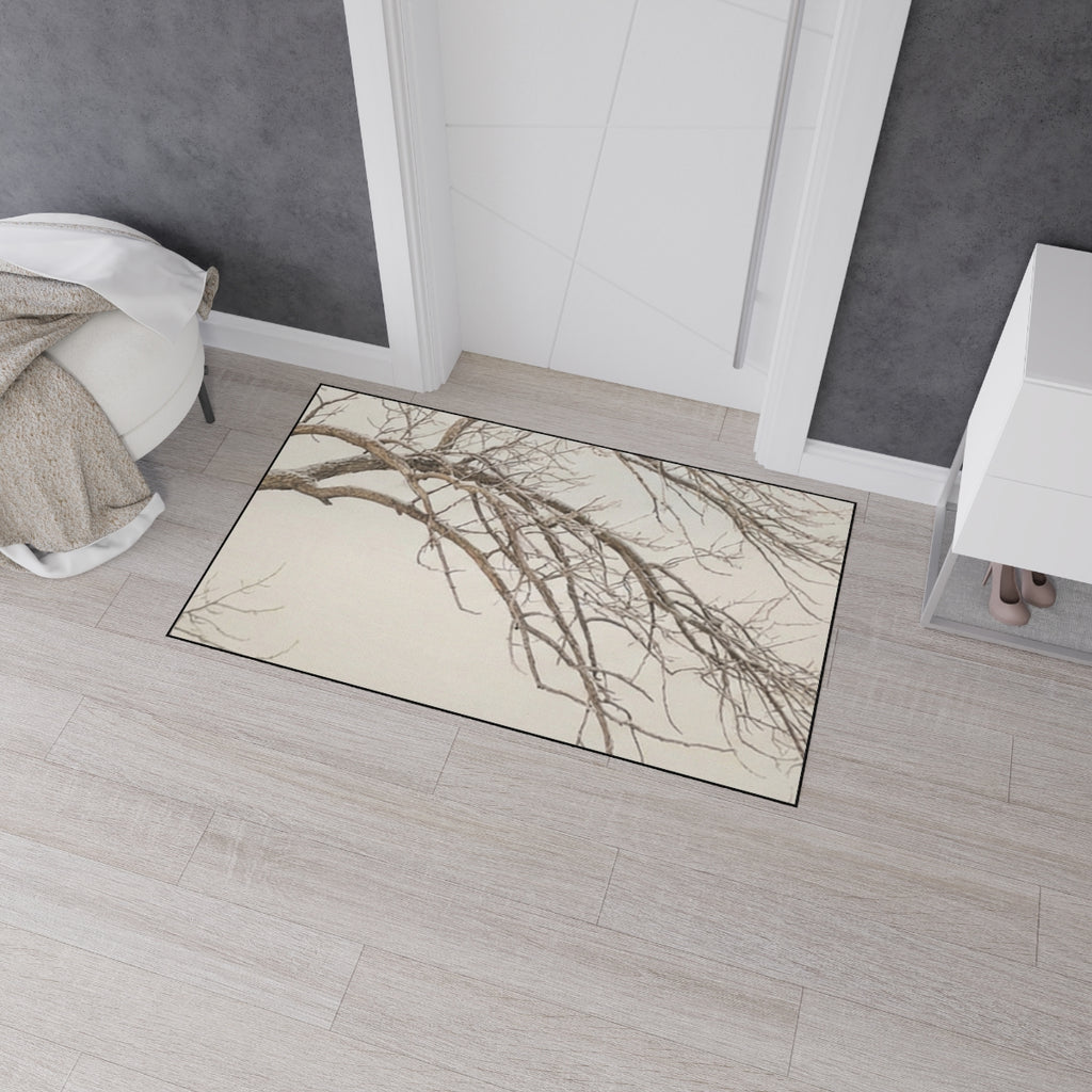 Heavy Duty Floor Mat - Winter Tree