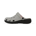 Kids' Foam Clogs with Crimson Abstract Grid