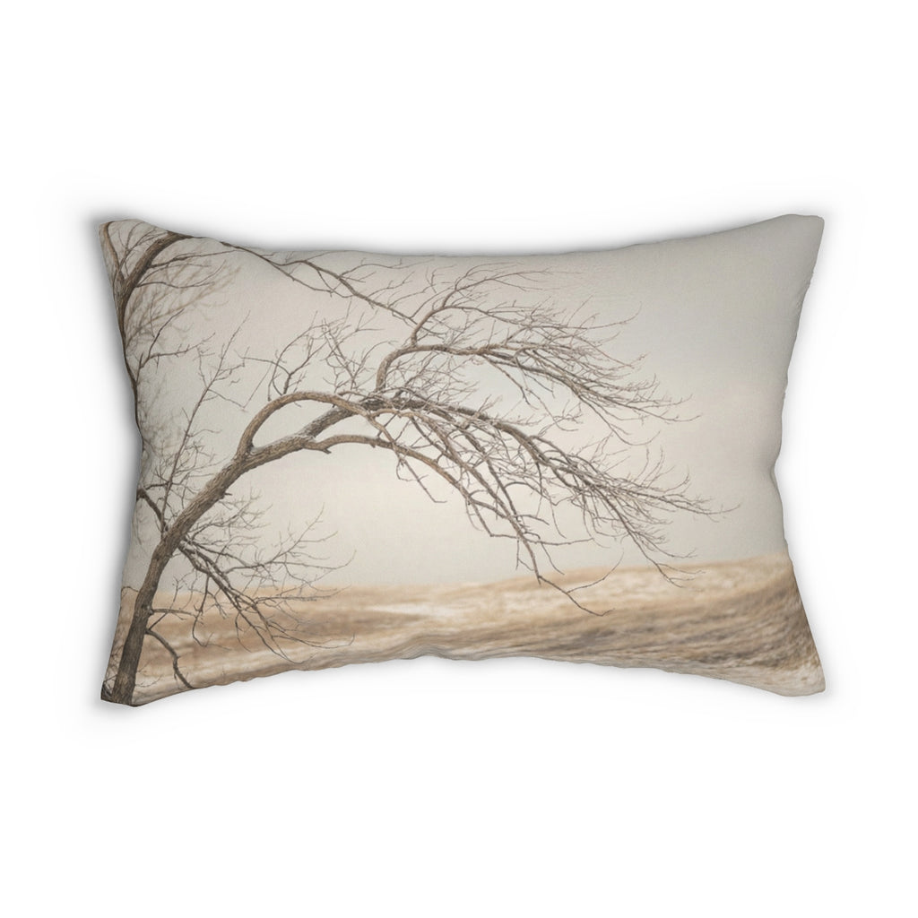 Lumbar Pillow - Winter Tree Minimalist