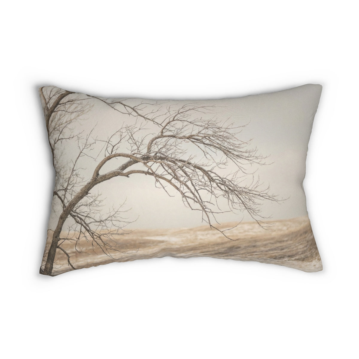 Lumbar Pillow - Winter Tree Minimalist
