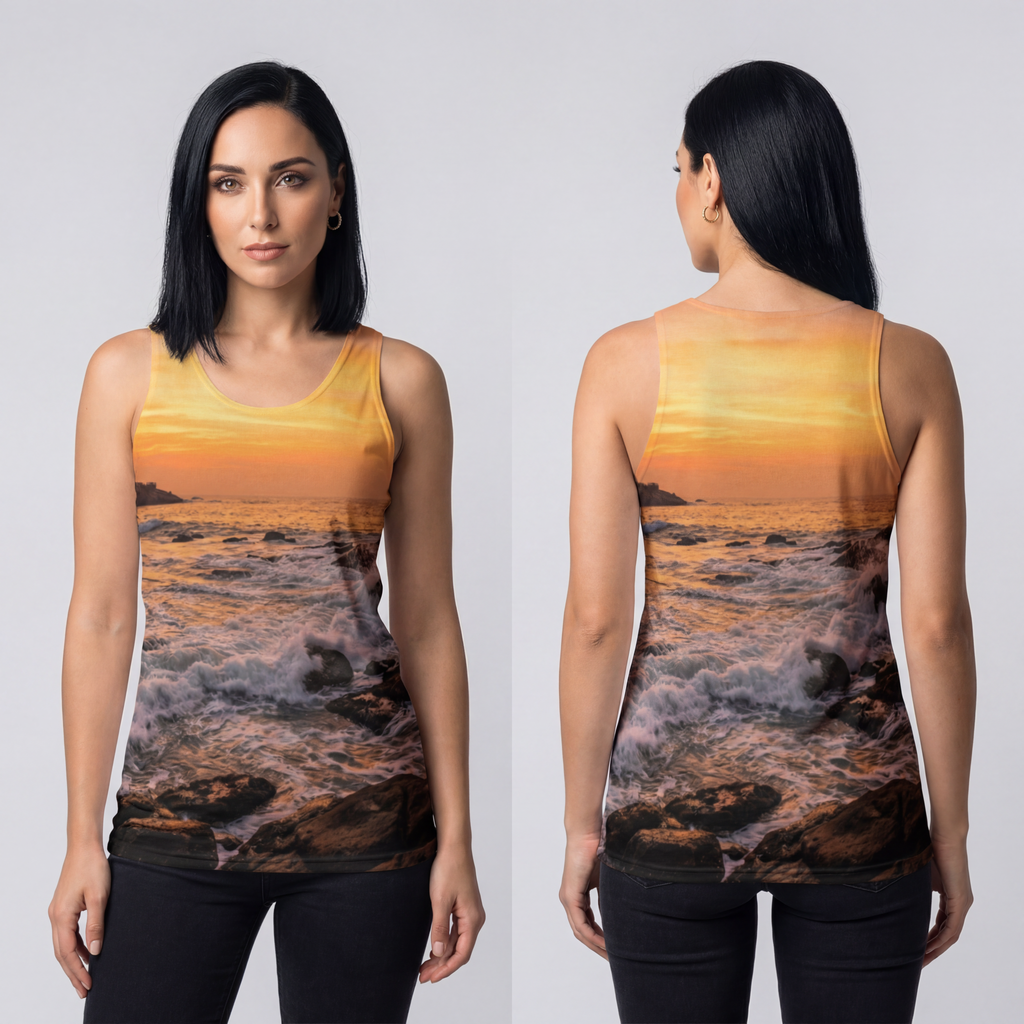 Unisex Tank Top - Majestic Ocean Sunrise
