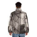 Men's Puffer Jacket - Spectral Veils | Echovira Gallery