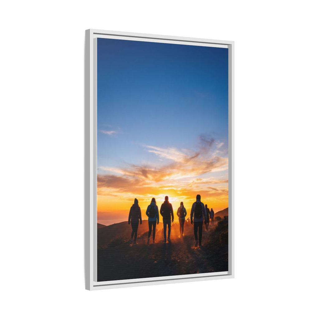 Matte Canvas, Framed - Epic Dawn Trek