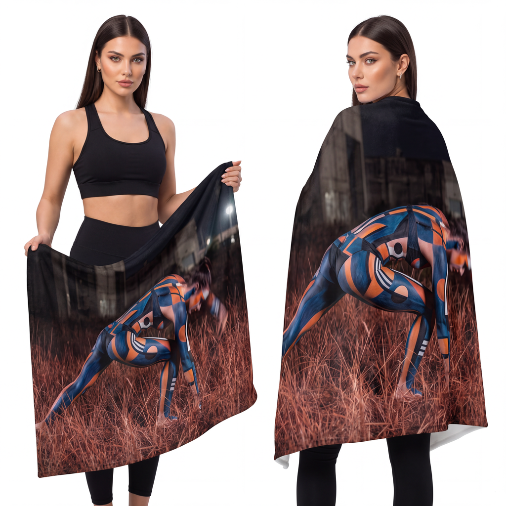 Microfiber Blanket - Kinetic | Echovira Gallery