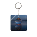 Square Keychain - Radiant Sphere Charm | Echovira Gallery