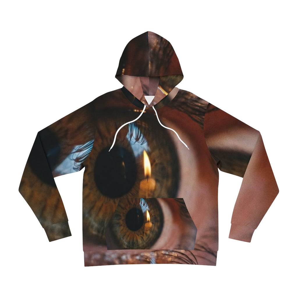 Fashion Hoodie - Amber Iris Reflection Fine Art Print |...