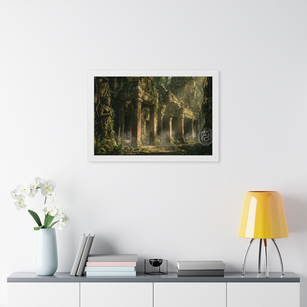 Framed Horizontal Poster - Ancient Sanctuary (14×11, 16×12...