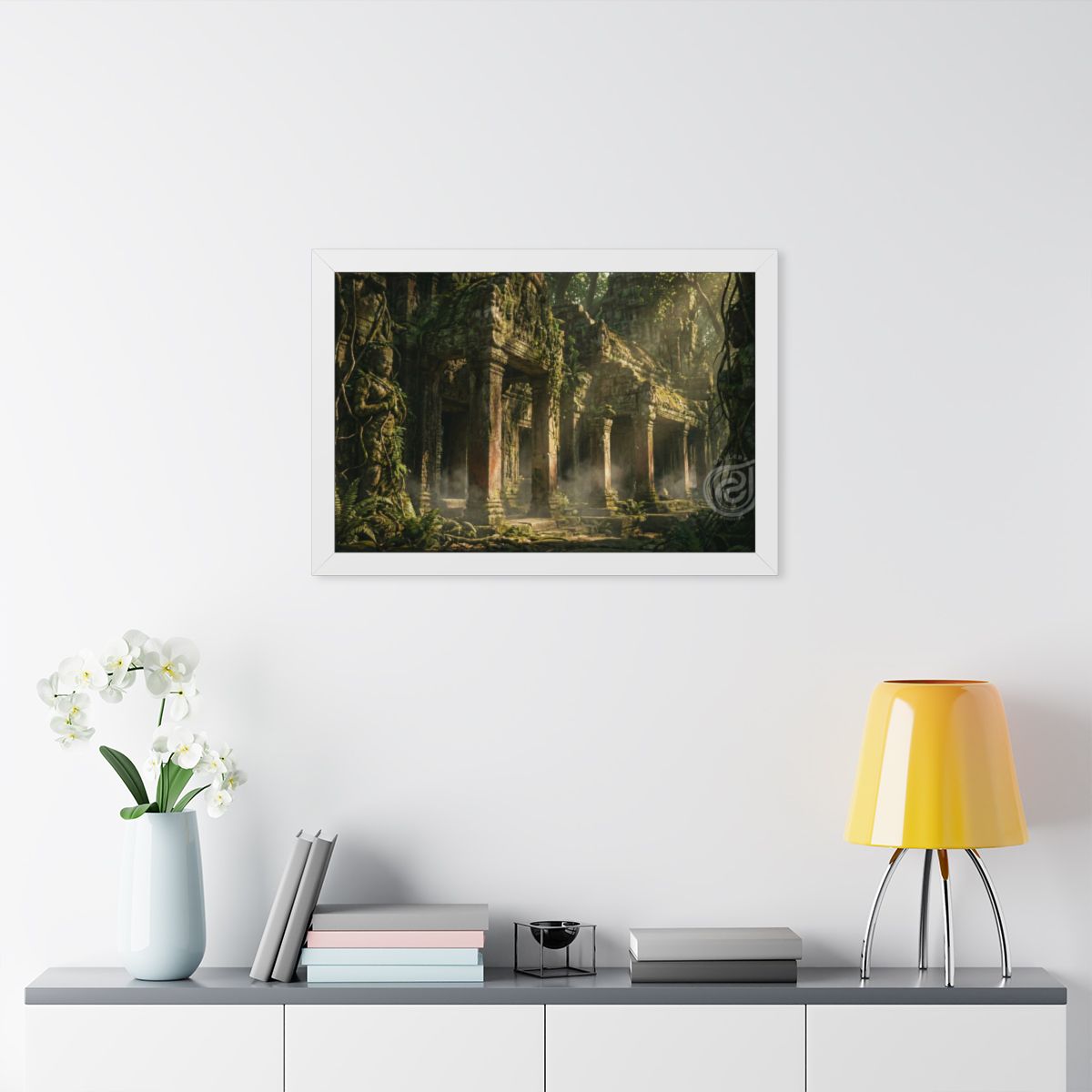 Framed Horizontal Poster - Ancient Sanctuary (14×11, 16×12...
