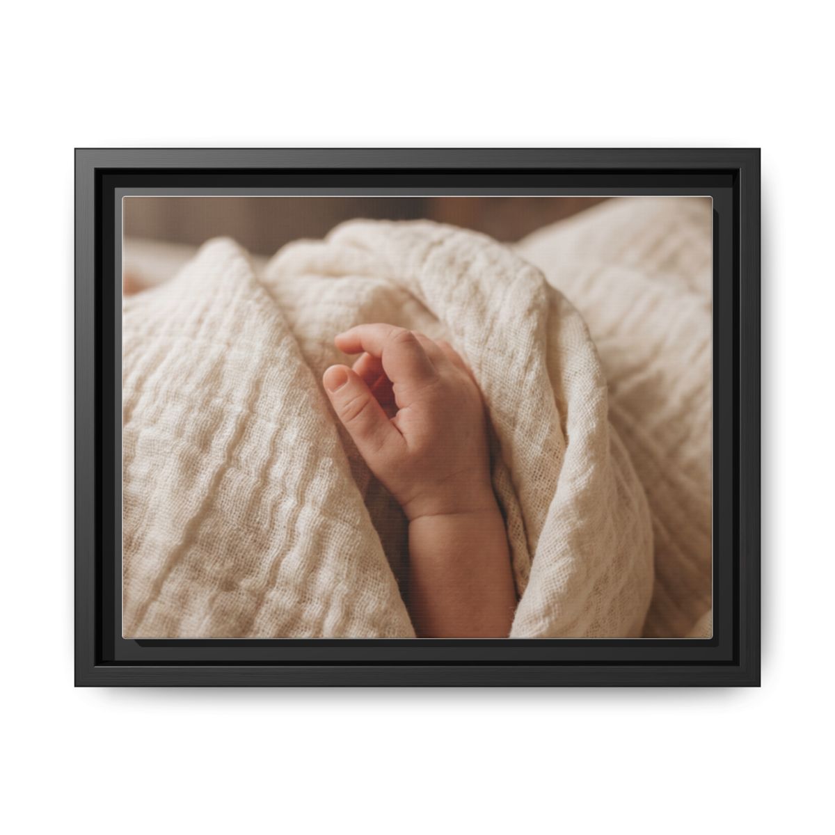 Framed Canvas - Minimalist Decor — Black / 1.25"