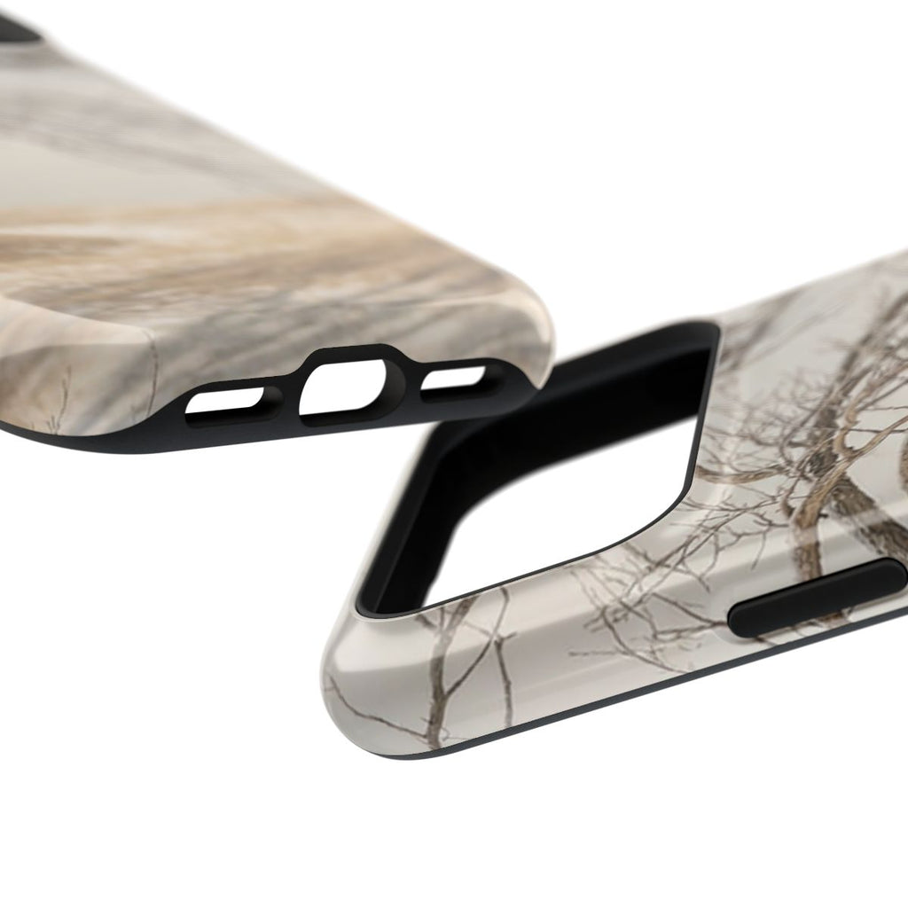 Impact-Resistant Cases - Tough Phone Case - Winter Tree Vibe— sizes part 2/2