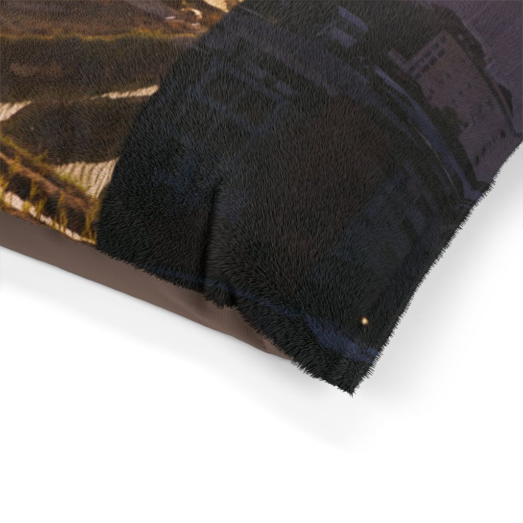 Pet Bed - Golden Hour Horizons Art Print | Echovira Gallery
