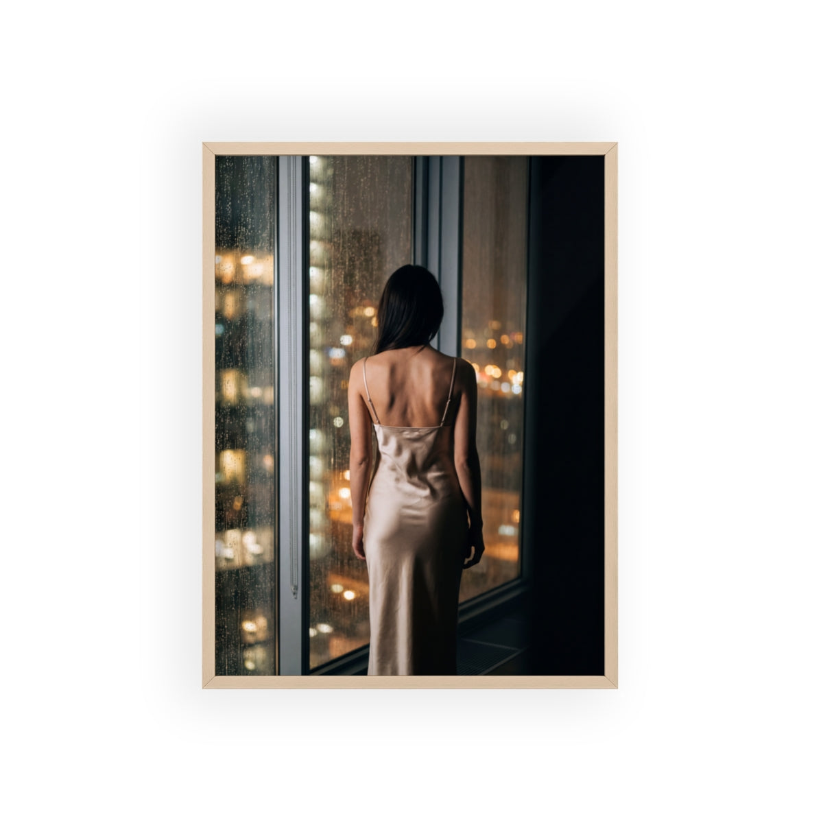 Framed Poster - Cinematic Window View