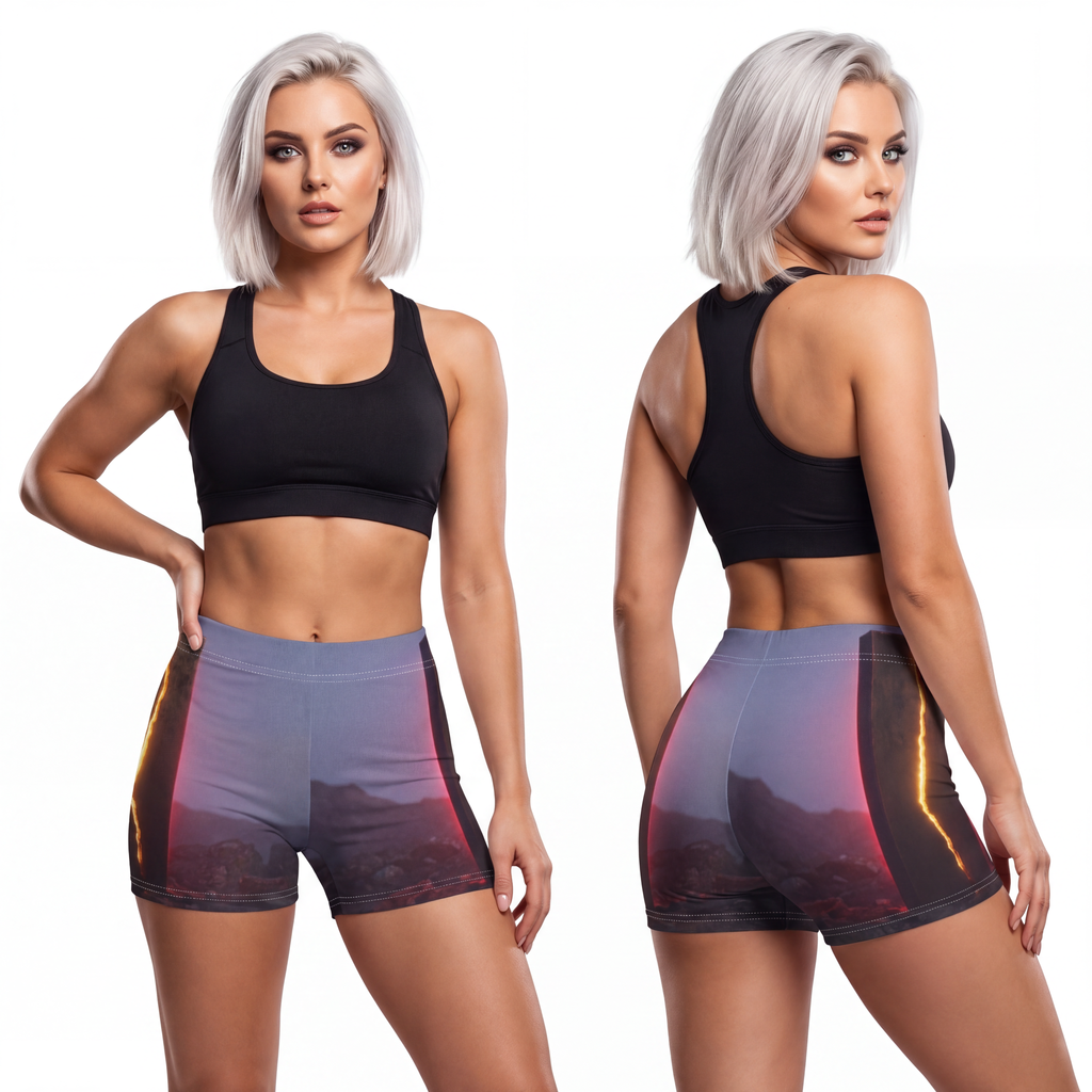 Women's Shorts - Monolith Dusk Lounge | Echovira Gallery