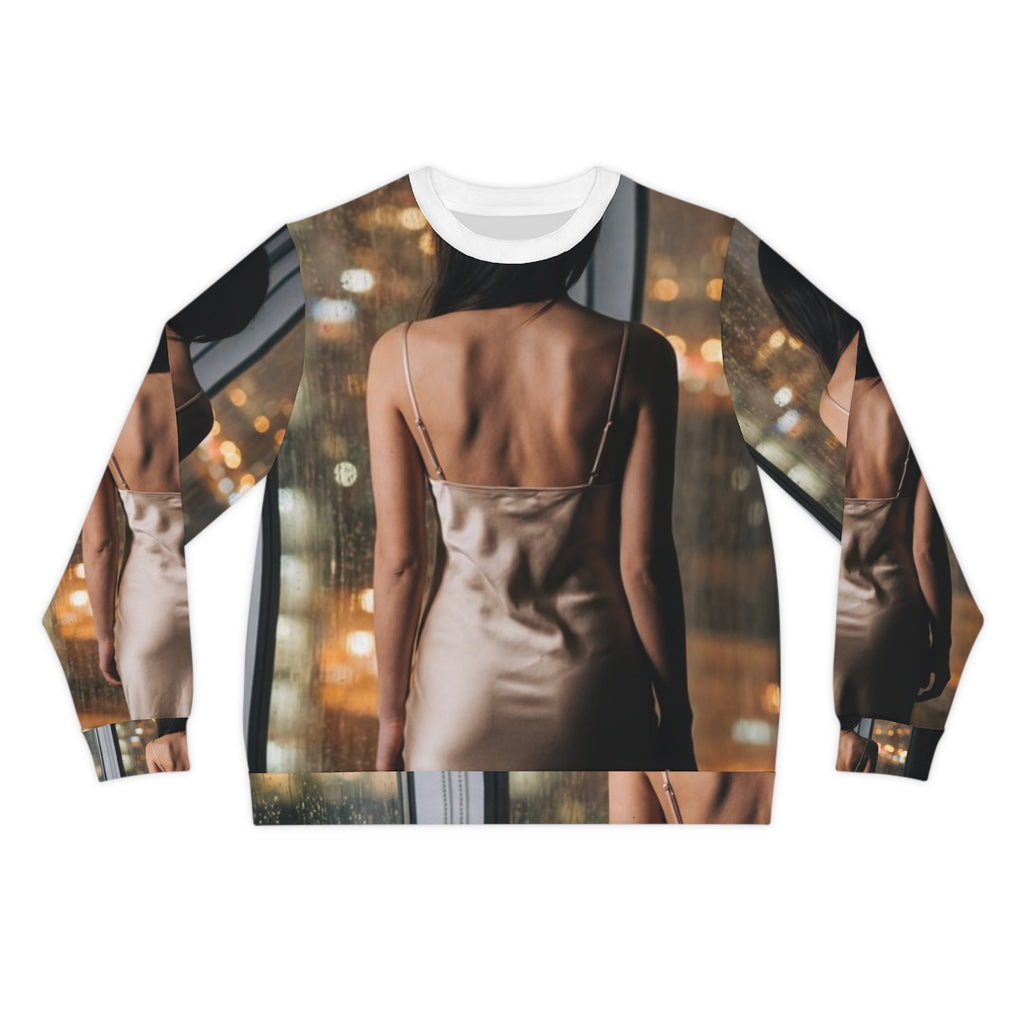 Men's Lightweight Sweatshirt - Rainy City Glow | Echovira...