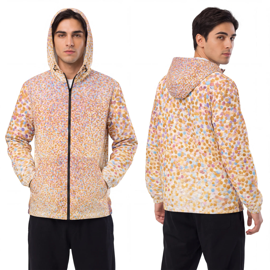 Men's Windbreaker Jacket - Radiant Horizon | Echovira...